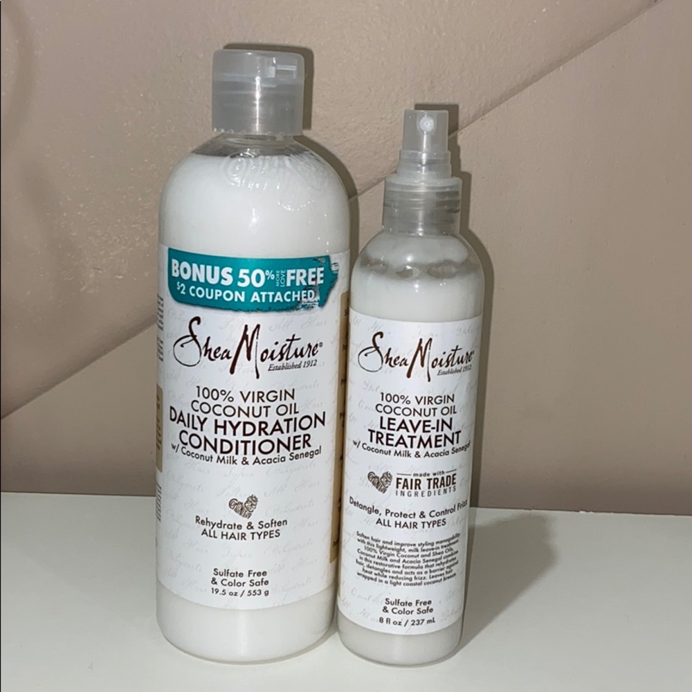 Shea Moisture Conditioner & leave in treatment